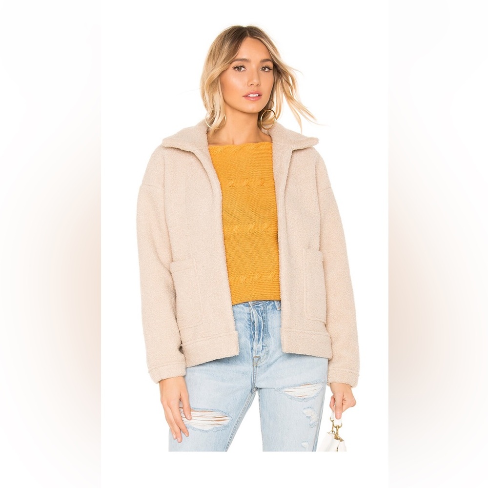 Line and Dot Women's Cream Jacket